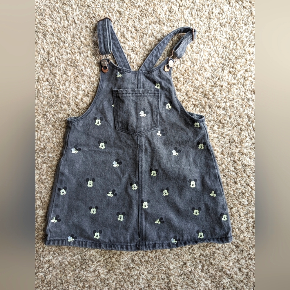 Mickey mouse skirt overalls